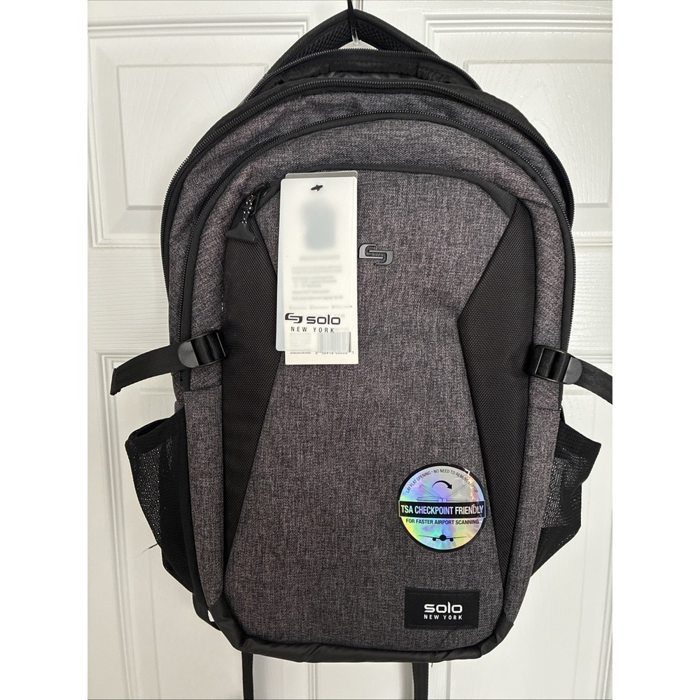 Solo New York Unbound 15.6" Laptop Backpack Lightweight Side Pockets (NEW)